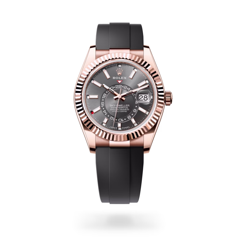 Rolex Sky-Dweller 18 ct Everose gold M336235-0004 - Rolex Boutique Sentosa