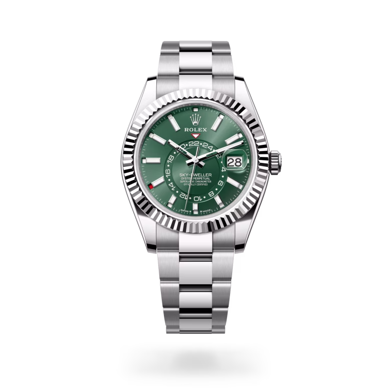 Rolex Sky-Dweller White Rolesor - combination of Oystersteel and white gold M336934-0001 - Rolex Boutique Sentosa