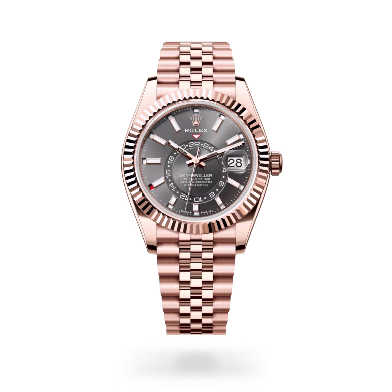 Rolex Sky-Dweller 18 ct Everose gold M336935-0008 - Rolex Boutique Sentosa